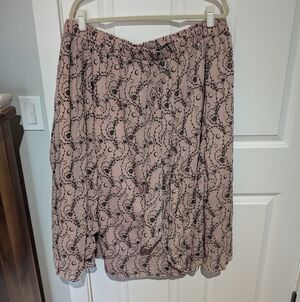 disturbia size 16 rose and thorn balket pink skirt